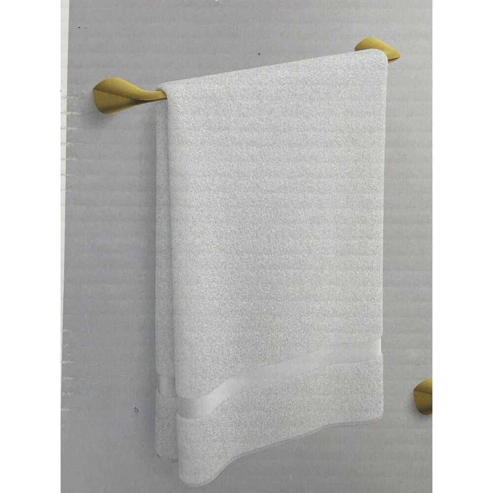 KOHLER Avail 18” Vibrant Brushed Moderne Brass Gold Wall Mount Single Towel Bar